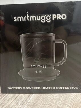 New SMRTMUGG PRO 14 oz. Self-Heating Coffee Mug